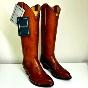 Polo Ralph Lauren X Lucchese cowboy boots Burn Ranch 7.5